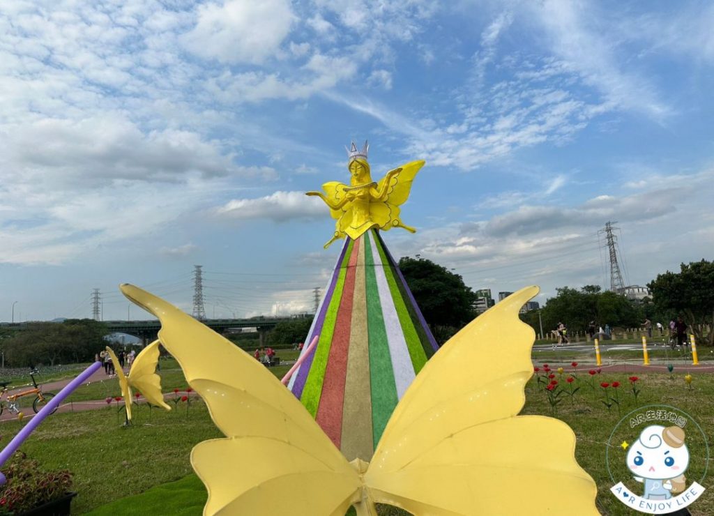 (蝴蝶公園)2023「新北河濱蝶戀季」蝴蝶女神